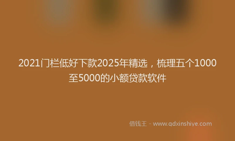 2021门栏低好下款2025年精选，梳理五个1000至5000的小额贷款软件
