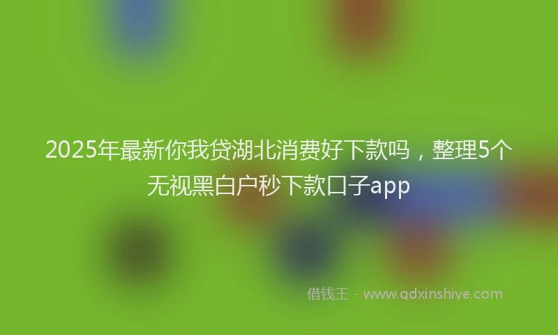 2025年最新你我贷湖北消费好下款吗，整理5个无视黑白户秒下款口子app
