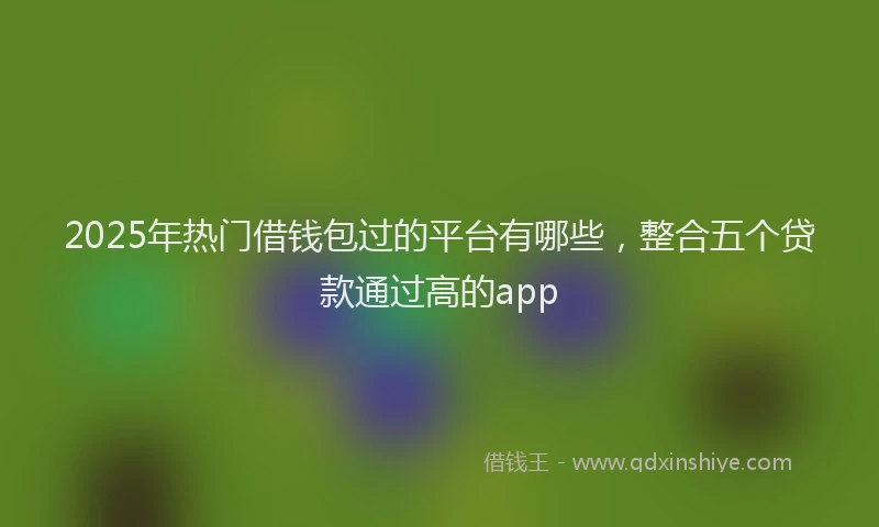 2025年热门借钱包过的平台有哪些，整合五个贷款通过高的app