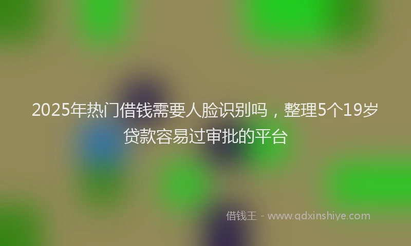 2025年热门借钱需要人脸识别吗，整理5个19岁贷款容易过审批的平台