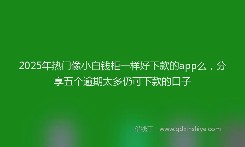 2025年热门像小白钱柜一样好下款的app么，分享五个逾期太多仍可下款的口子