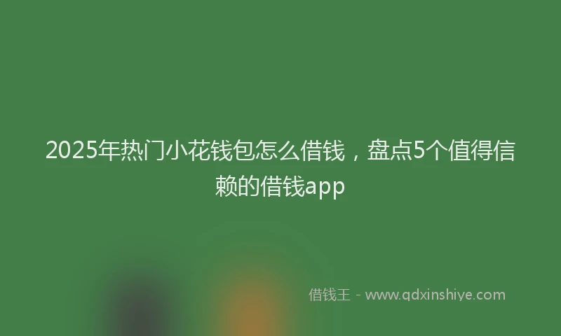 2025年热门小花钱包怎么借钱，盘点5个值得信赖的借钱app