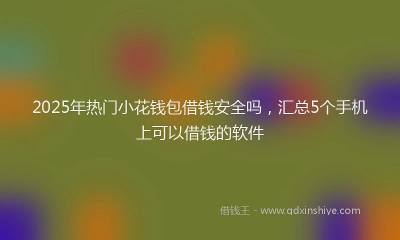 2025年热门小花钱包借钱安全吗，汇总5个手机上可以借钱的软件