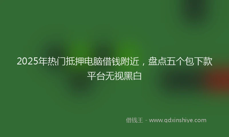 2025年热门抵押电脑借钱附近，盘点五个包下款平台无视黑白