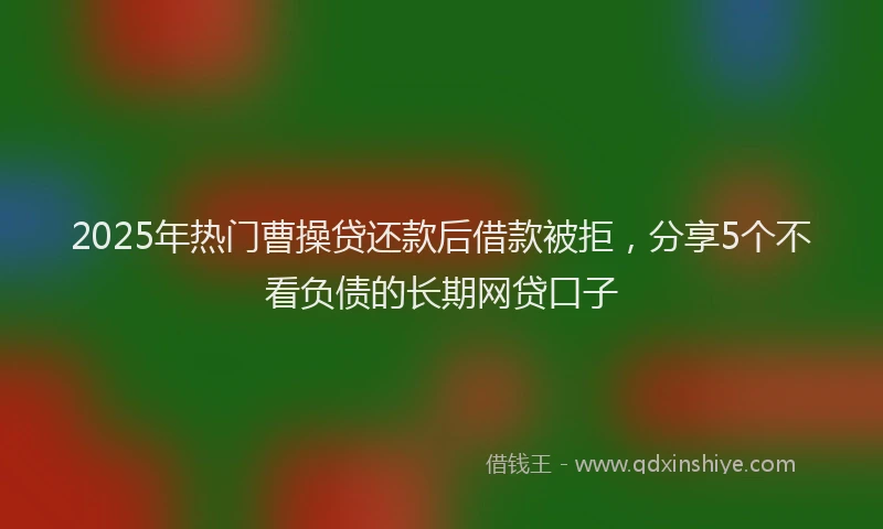 2025年热门曹操贷还款后借款被拒，分享5个不看负债的长期网贷口子