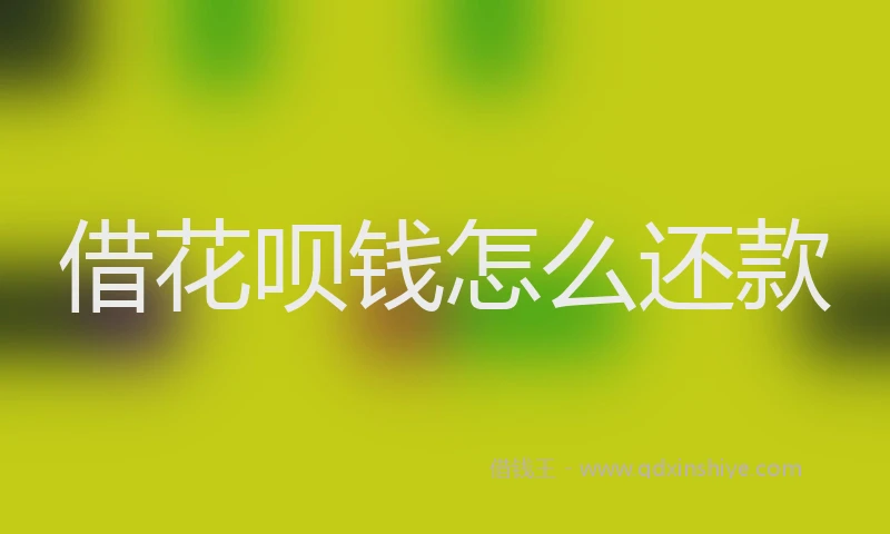 借花呗钱怎么还款