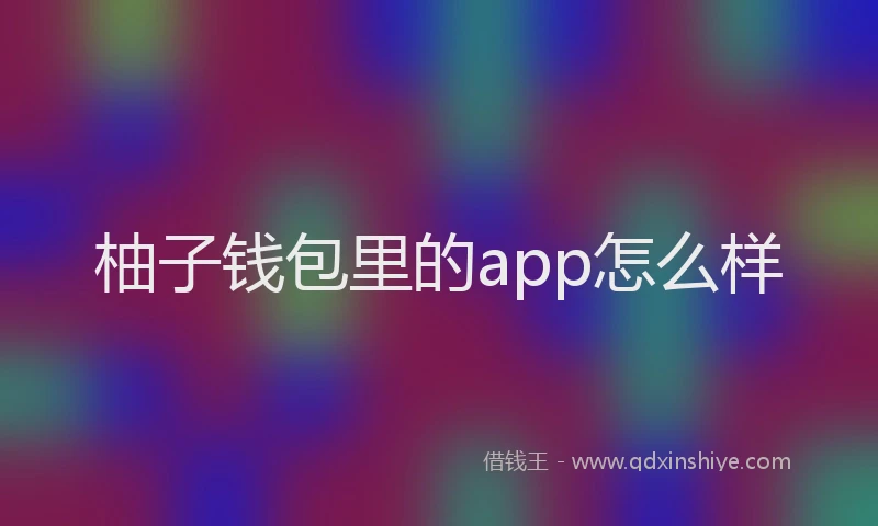 柚子钱包里的app怎么样