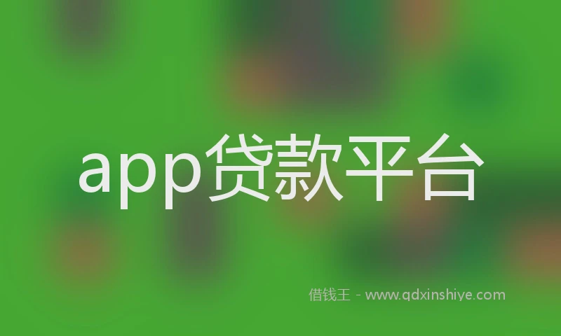 app贷款平台