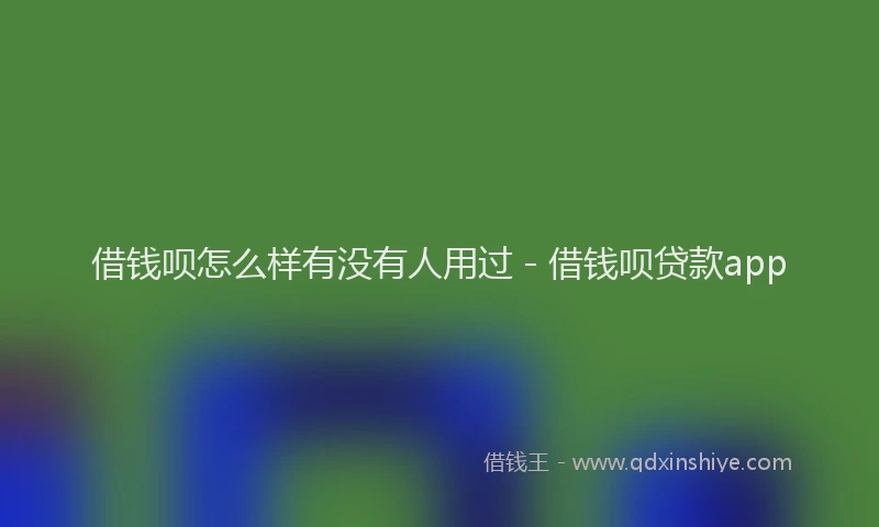 借钱呗怎么样有没有人用过 - 借钱呗贷款app