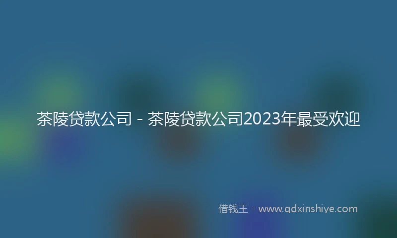茶陵贷款公司 - 茶陵贷款公司2023年最受欢迎