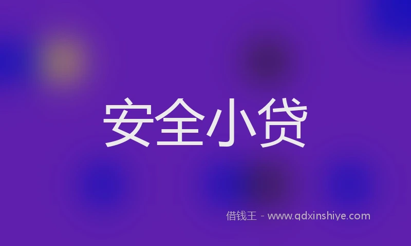 安全小贷