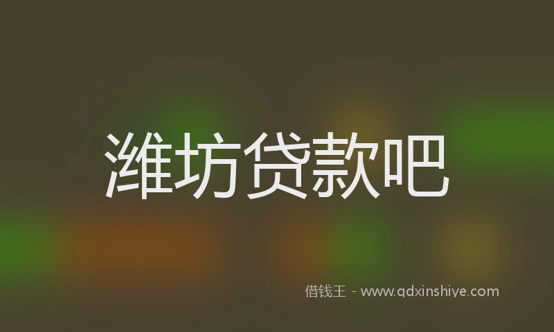 潍坊贷款吧