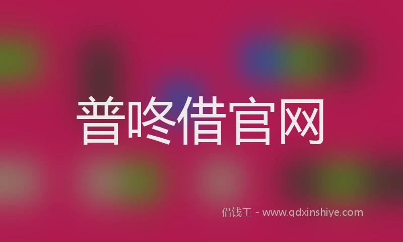 普咚借官网