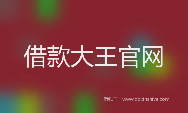 借款大王官网