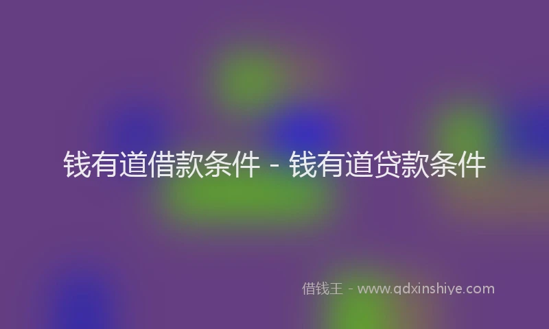 钱有道借款条件 - 钱有道贷款条件