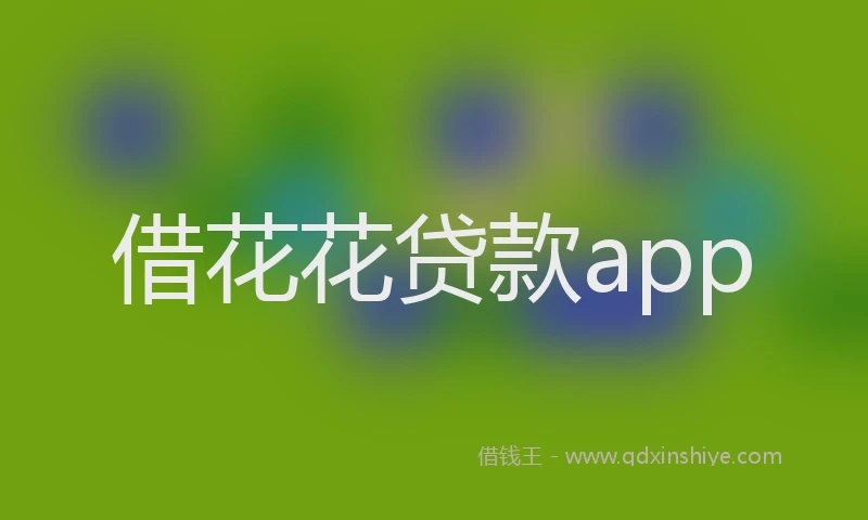 借花花贷款app