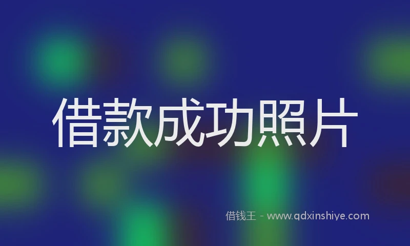 借款成功照片