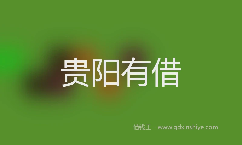 贵阳有借