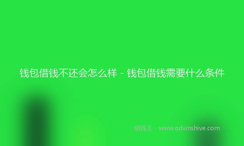 钱包借钱不还会怎么样 - 钱包借钱需要什么条件