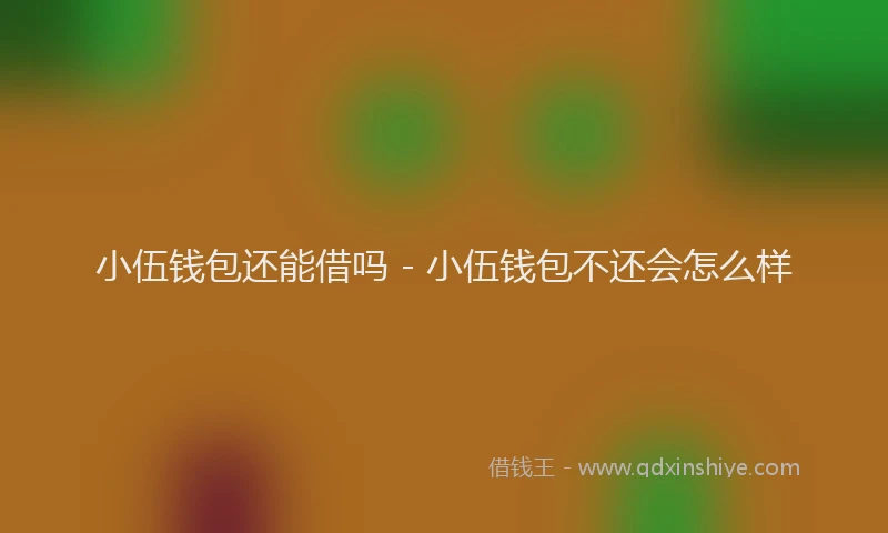 小伍钱包还能借吗 - 小伍钱包不还会怎么样