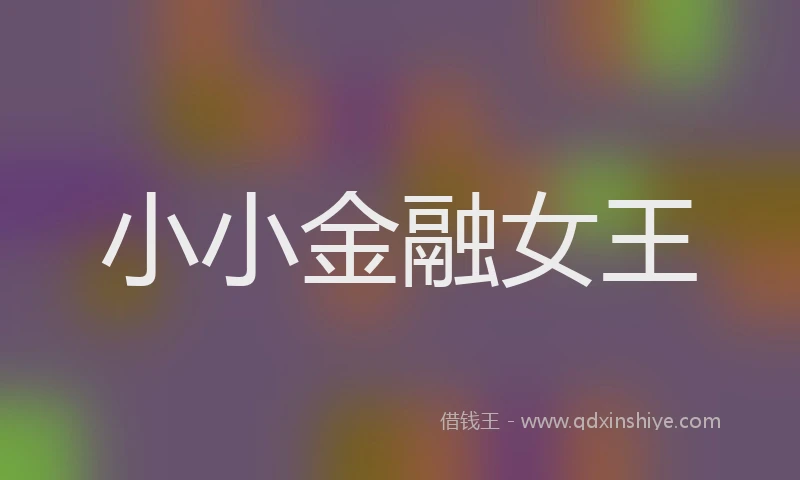 小小金融女王