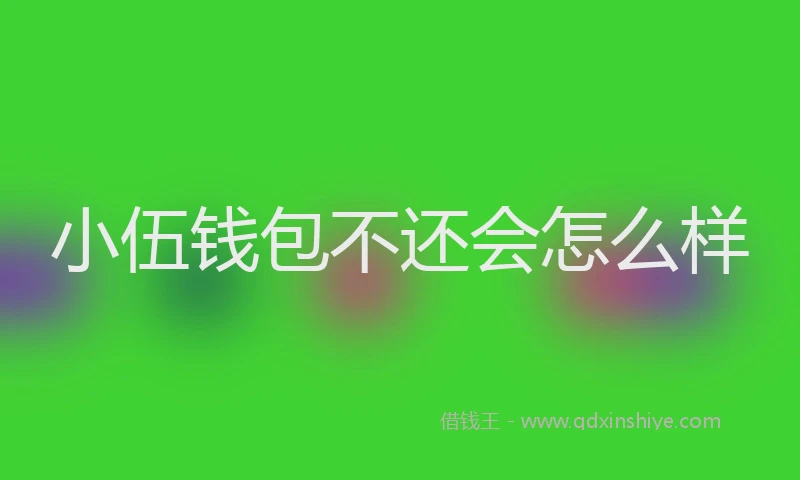 小伍钱包不还会怎么样