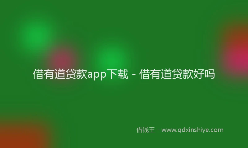 借有道贷款app下载 - 借有道贷款好吗