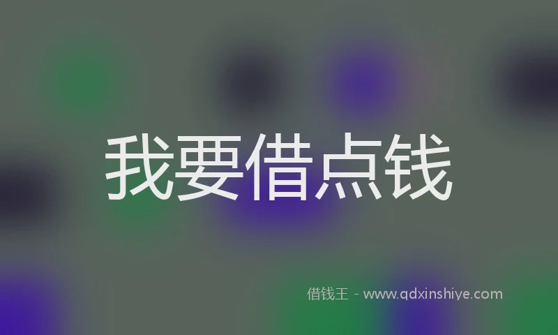我要借点钱