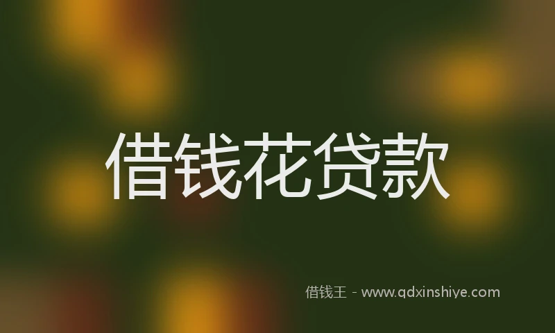 借钱花贷款