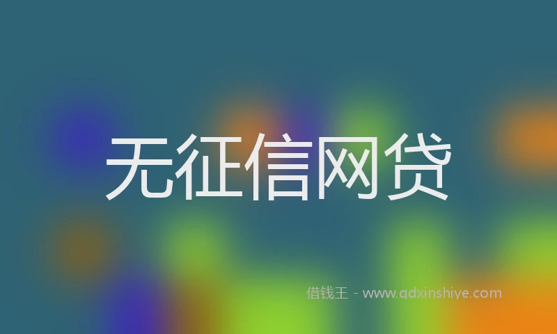 无征信网贷