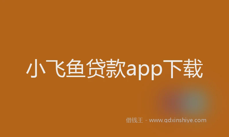 小飞鱼贷款app下载