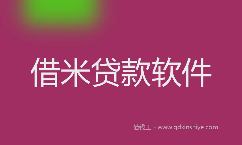 借米贷款软件