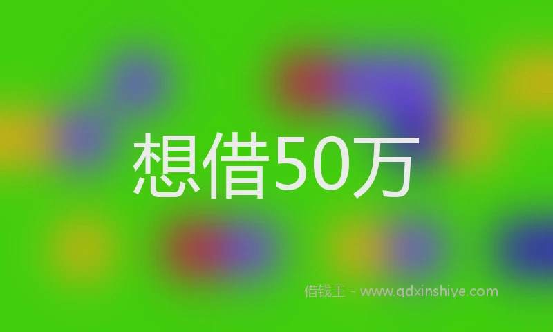 想借50万