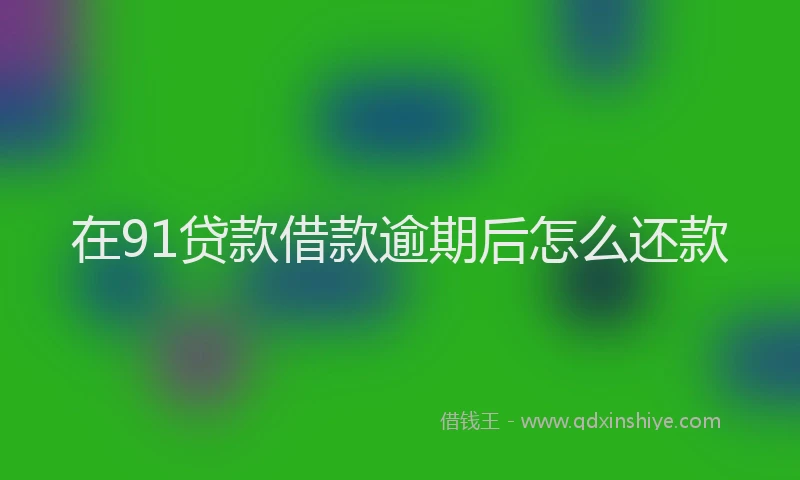 在91贷款借款逾期后怎么还款