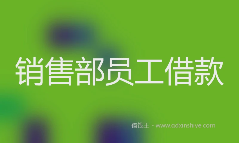 销售部员工借款