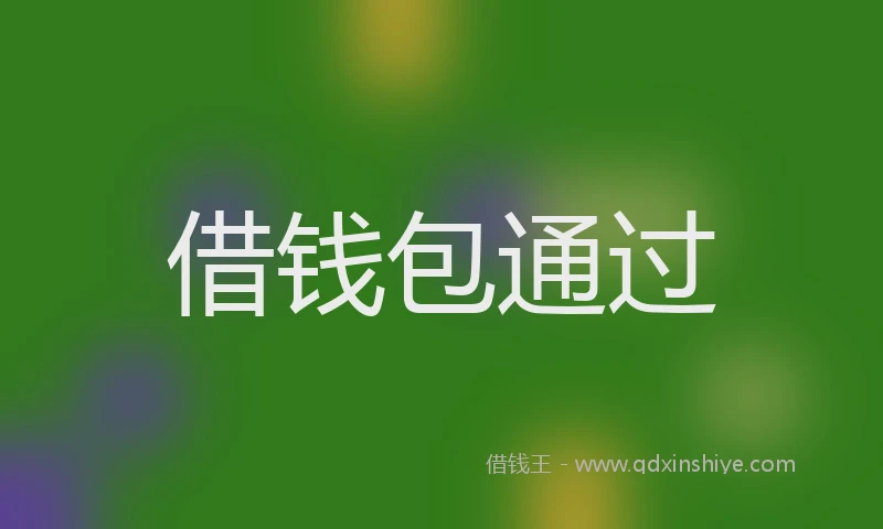借钱包通过