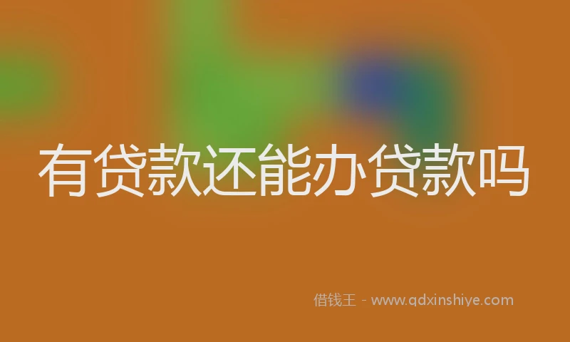 有贷款还能办贷款吗