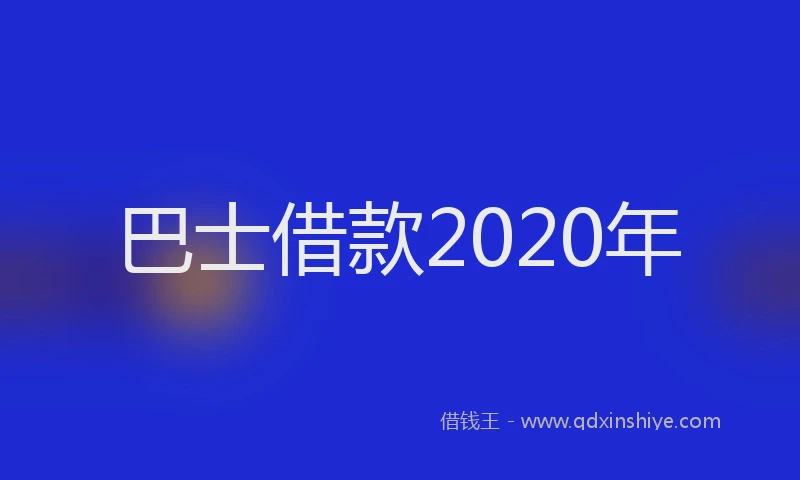 巴士借款2020年