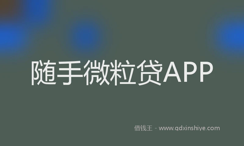 随手微粒贷APP
