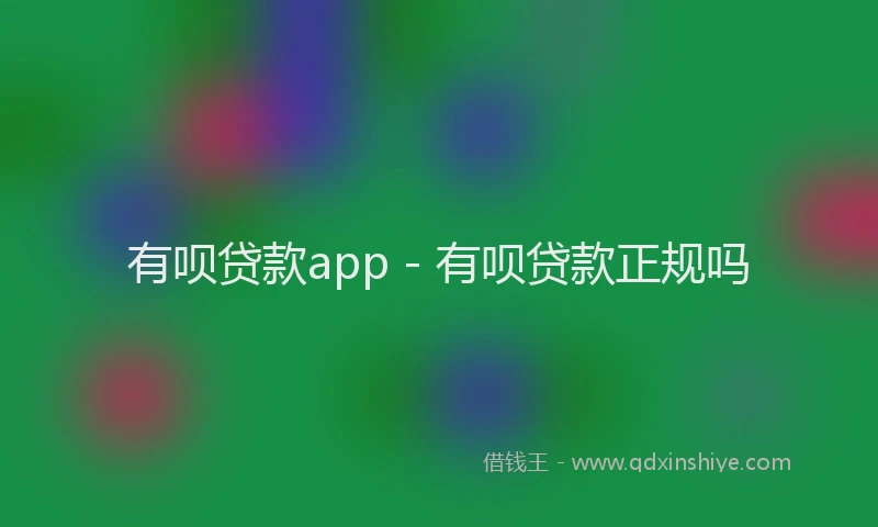有呗贷款app - 有呗贷款正规吗