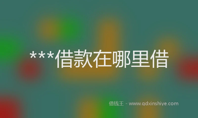 ***借款在哪里借
