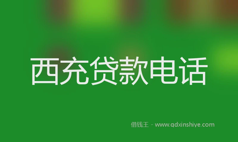 西充贷款电话