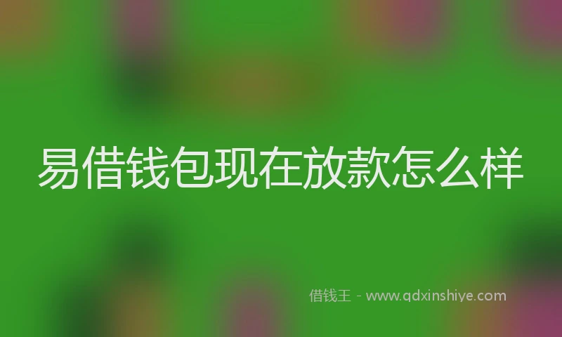 易借钱包现在放款怎么样