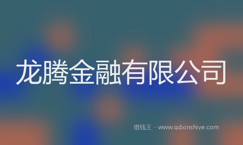 龙腾金融有限公司