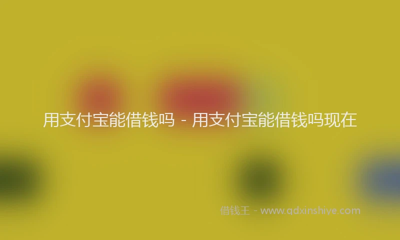 用支付宝能借钱吗 - 用支付宝能借钱吗现在