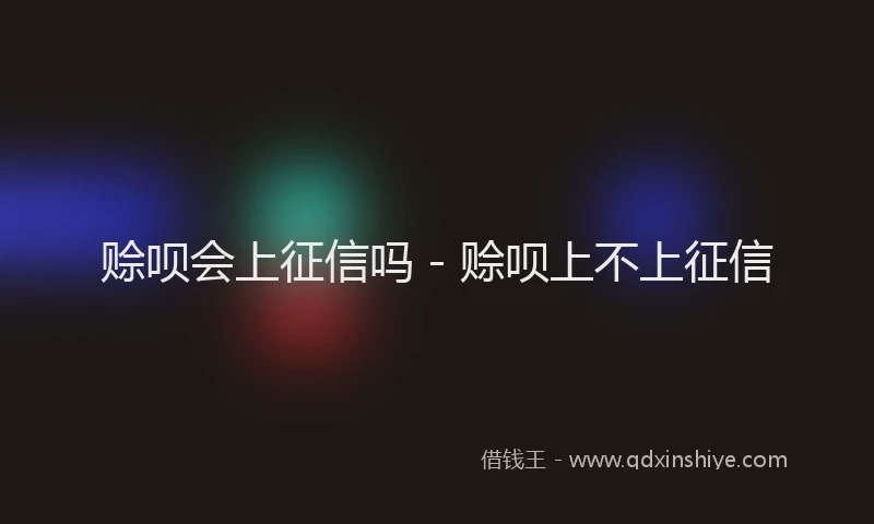 赊呗会上征信吗 - 赊呗上不上征信