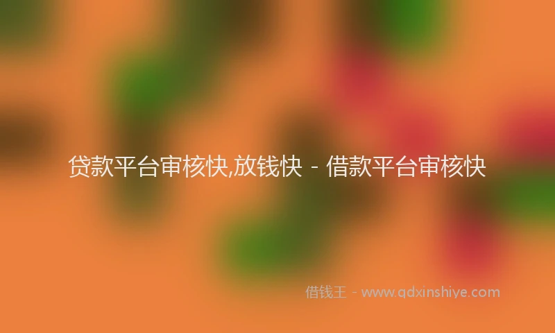 贷款平台审核快,放钱快 - 借款平台审核快