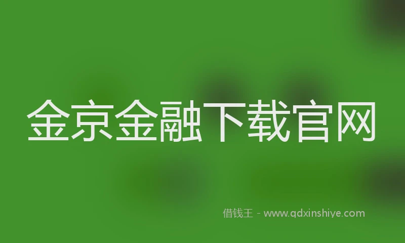 金京金融下载官网