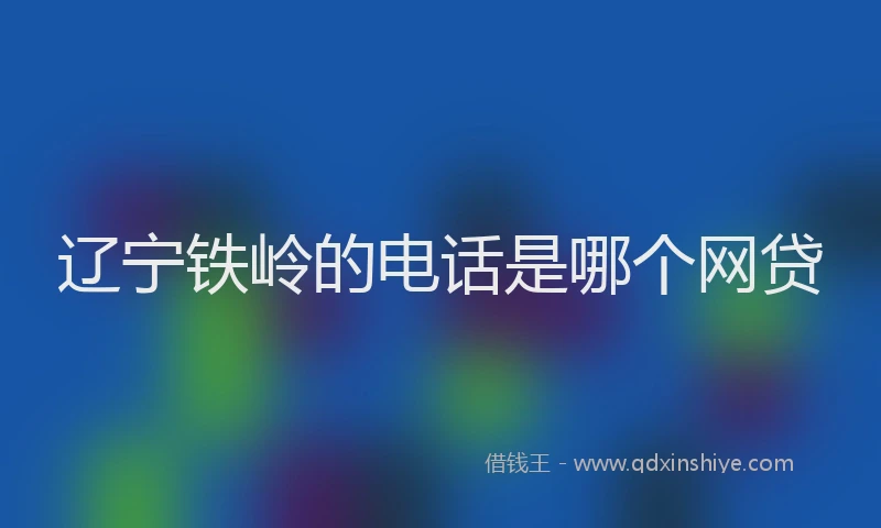 辽宁铁岭的电话是哪个网贷