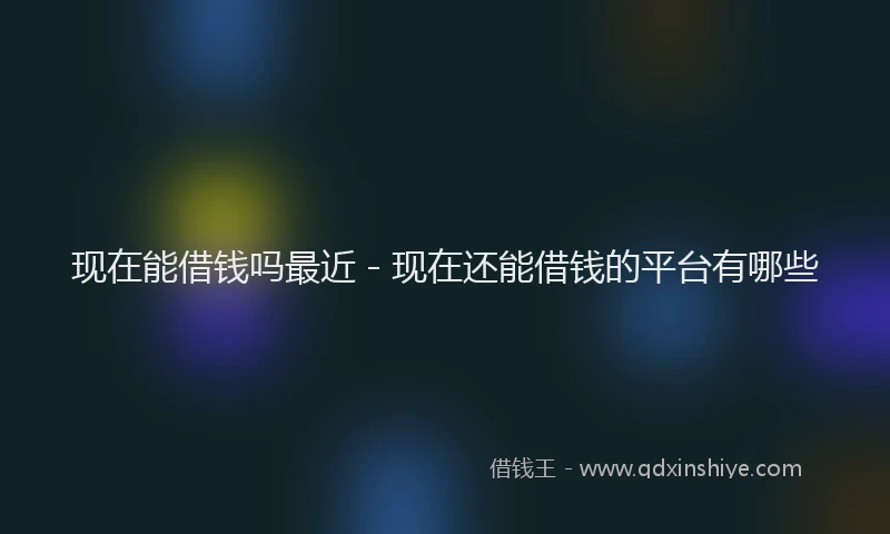 现在能借钱吗最近 - 现在还能借钱的平台有哪些
